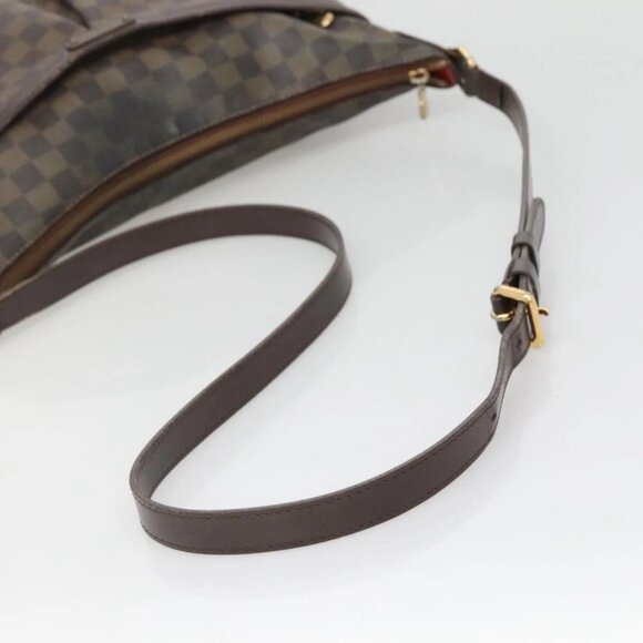 LOUIS VUITTON Damier Ebene Bloomsbury GM Shoulder Bag LV Auth - Picture 8 of 16